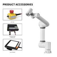 Robot collaboratif chinois 10 kg Cobot pour la palettisation, fournisseur, portée de 1,4 m, IP54, robot collaboratif à 6 axes pour l'assistance des machines CNC