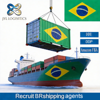 Agente de Transporte Marítimo a Brasil, Servicio de Entrega de Carga DDU DDP, Empresa de Logística, Tarifas de Transporte de Exportación, Envío Exprés