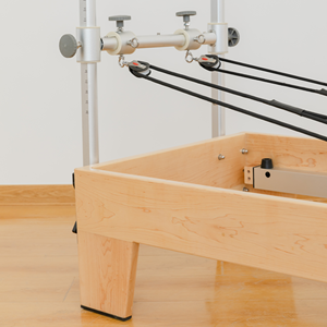 Macchina <span class=keywords><strong>Pilates</strong></span> <span class=keywords><strong>Reformer</strong></span> Regolabile in Legno d'Acero di Alta Qualità e Durevole, Design Ecologico, <span class=keywords><strong>Benefici</strong></span> per la Salute, Garanzia di 5 Anni - Product Image 6