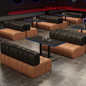 Juego de Muebles para Bar de Hookah de Diseño Nuevo 2026, Muebles para Sala de KTV, Juego de Sofás para Club, Diseño de Interiores para Club - Product Image 4