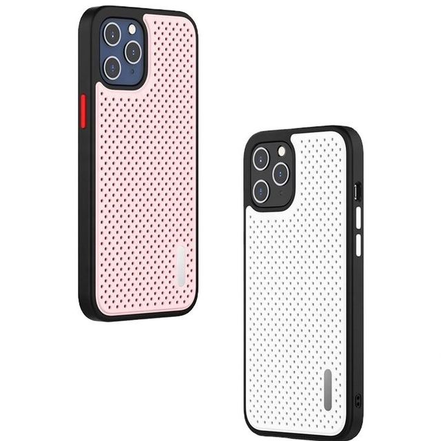 Cooling Phone case for iphone 12 13 Pro Max Breathable Hole Soft Tpu Heat Dissipation Cell Phone case for iphone 13