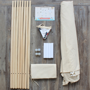 Venta al por mayor <span class=keywords><strong>tienda</strong></span> <span class=keywords><strong>Tipi</strong></span> bebé lona al aire libre de Teepee <span class=keywords><strong>tienda</strong></span> para los <span class=keywords><strong>niños</strong></span> - Product Image 6