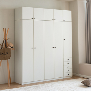 Armoire en acier <span class=keywords><strong>avec</strong></span> étagères intérieures et tringle de suspension, meuble de rangement métallique pour vêtements, mobilier de chambre à coucher <span class=keywords><strong>avec</strong></span> tiroirs - Product Image 6