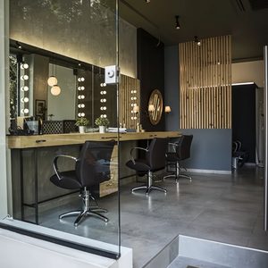 Venta Directa de Fábrica, Silla de Barbero Metálica, Muebles Comerciales para Salones de Belleza y Barberías, Diseño Moderno en Hierro, Buen Precio - Product Image 3