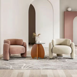<span class=keywords><strong>Fauteuil</strong></span> simple de salon blanc, <span class=keywords><strong>confortable</strong></span> et rembourré, pour la vente en gros à prix abordable - Product Image 2