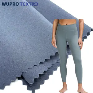 Sportswear [WUPRO Textile]50D+20D Breathable Stretch 90%polyester 10%spandex Dryfit Cold Sportswear Woven Spandex Fabric