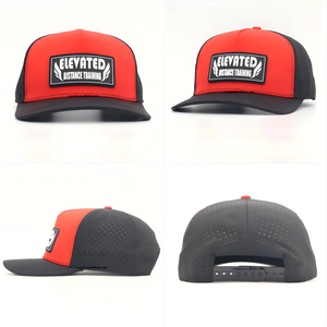 Casquettes de golf de luxe pour hommes <span class=keywords><strong>WES</strong></span> Oem 5 panneaux, casquette de sport imperméable en polyester, casquette de baseball perforée au laser - Product Image 2