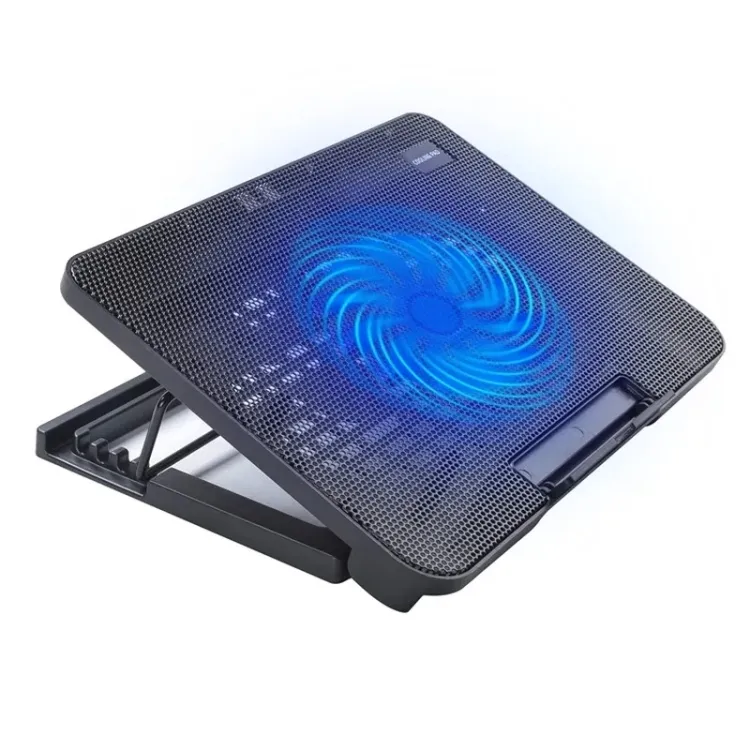새로운 상품 N99F1 슬림 사일런트 팬 노트북 쿨러 용 조정 가능한 스탠드 냉각 패드가있는 데스크탑 냉각 패드