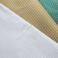 Tissu Oxford en nylon dobby à carreaux en grille Ripstop UHMWPE pour équipement de tente extérieure en polyamide, veste, sac à dos