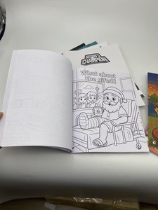 Livres de coloriage personnalisés format A4 A5, papier 120 g/m², impression économique, livre de coloriage Père Noël, livres de coloriage - Product Image 3