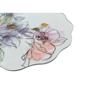 Prato de Jantar de Melamina Lenox <span class=keywords><strong>Butterfly</strong></span> Meadow Personalizado OEM de Alta Qualidade, Ecológico, Livre de BPA, Seguro para Lava-Louças, Grau Alimentício, Tamanho Personalizado - Product Image 4