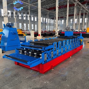 Corrugated and Trapezoidal Roof Steel Roll Forming Machinery with Engine Gear Pump Gearbox & Motor - Product Image 3