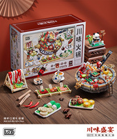 LOZ jouet le plus populaire cadeau pour enfants Sichuan Hot pot Mini briques bricolage assemblage jouets modèle blocs modèle blocs de construction jouets