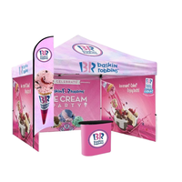 Tente d'exposition personnalisée en promotion, auvent escamotable avec parois latérales, stand de salon professionnel portable 10x10 10x20 FT, robuste pour l'extérieur