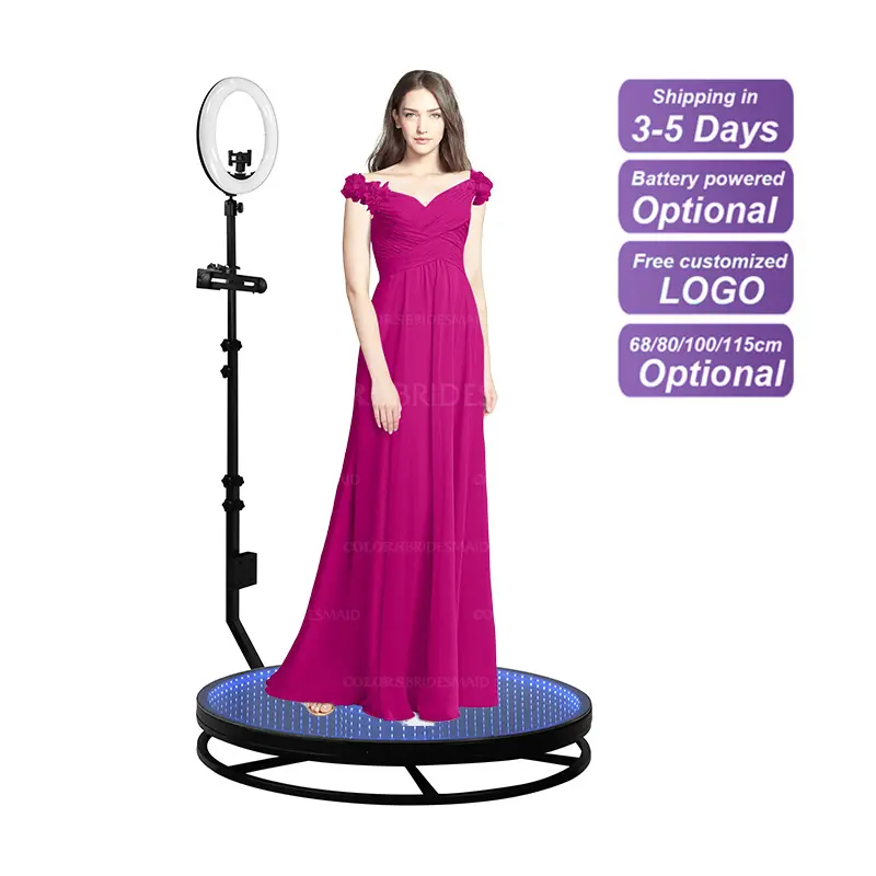 Automatic Rotation 360 Degree selfie 360 spinner degree platform business Photobooth camera vending 360 Photo Booth machine