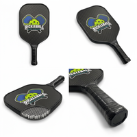 Raquette de pickleball personnalisée, durable et écologique avec votre logo, vente en gros OEM, directement de l'usine pour les distributeurs de marques