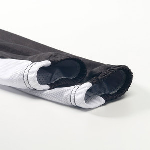 Pantalones cortos de ciclismo para mujer con cremallera completa, forro polar, ligeros, transpirables, cortavientos, de color liso, térmicos, cálidos, de manga tres cuartos para el frío - Product Image 5