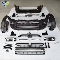 2014-2019 Kit de carrosserie de mise à niveau pour 4Runner 2010-2013 Kit de carrosserie avec grille de pare-chocs avant et modification de pare-chocs arrière de haute qualité