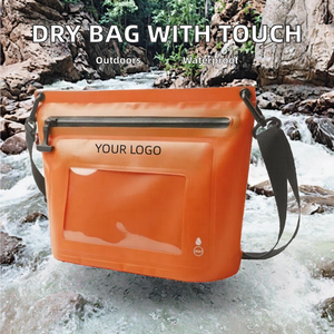 Sac étanche à une épaule en PVC imperméable avec écran tactile de téléphone pour la natation Rafting Outdoor Travel & Tour - Product Image 2
