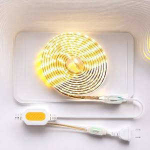 ไฟ LED แบบเส้นขนาด 5 มม. 220V 60LEDs/เมตร ไม่กระพริบ บางเฉียบ ไม่ต้องใช้ไดรเวอร์ เสียบปลั๊กใช้งานได้ทันที ติดตั้งง่าย - Product Image 1