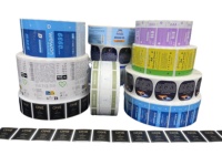 Etiqueta Adhesiva Rectangular de Material PET Resistente al Agua y al Aceite, Impresión Personalizada para Consumidores, Precio de Fábrica