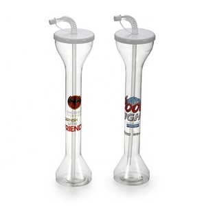 Gobelet en plastique à long col pour boire, avec paille et couvercle, fabriqué au Vietnam - Product Image 5