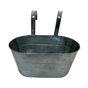 Ensemble de pots <span class=keywords><strong>pour</strong></span> plantes, pots à succulentes avec plateau et trous de drainage - Pots à succulentes en métal galvanisé <span class=keywords><strong>pour</strong></span> plantes d'intérieur et d'extérieur - Product Image 3