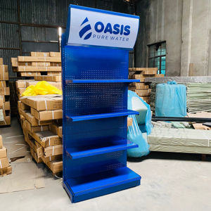 कारखाने अनुकूलित धातु पीले काले पेगबोर्ड सुपरमार्केट स्टैकिंग अलमारियों सुपरमार्केट रैक सिस्टम स्टोर सुपरमार्केट रैक सिस्टम स्टोर सुपरमार्केट आपूर्ति - Product Image 1