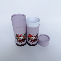 Tubo de Embalaje Cilíndrico de Cartón Ecológico, Reciclable, Personalizable y de Alta Calidad para Té, Cosméticos y Alimentos