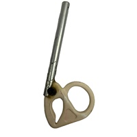 Guide de trame de pièce de rechange de métier à tisser circulaire en céramique pour le crochet de guide de fil de doigt d'insertion en métal de textile