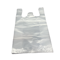 Sacs en PE pour supermarché avec poignées longues, impression en creux, qualité alimentaire, jetables, pour aliments pour animaux, aliments pour bébés, sushis