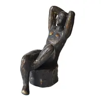 कच्चा लोहा नग्न आदमी मूर्तिकला कांस्य मूर्तिकला आदमी