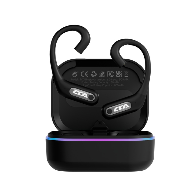 CCA MX1 bluetooth V6.0 Monitoring HIFI Wireless Earhook Wireless Upgrade Module 2 PIN Connector 0.75/0.78MM C/H