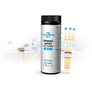 Kit de test d'<span class=keywords><strong>eau</strong></span> de qualité laboratoire 16-en-1 : Bandelettes de test multiparamètres pour le contrôle de la qualité de l'<span class=keywords><strong>eau</strong></span> potable et <span class=keywords><strong>analyse</strong></span> complète - Product Image 2