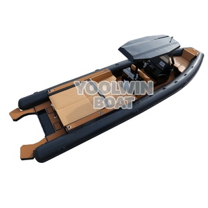 <span class=keywords><strong>Bateau</strong></span> <span class=keywords><strong>semi</strong></span>-<span class=keywords><strong>rigide</strong></span> gonflable en Hypalon de 32 pieds, personnalisé pour la pêche, avec une spacieuse plate-forme de pont en aluminium - Product Image 4