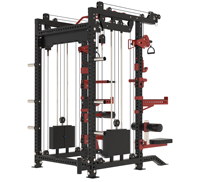 Fournisseur d'usine chinois : Rack de musculation multifonction tout-en-un avec système de câbles doubles pour entraînement de force à domicile