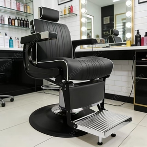 Sillas <span class=keywords><strong>de</strong></span> Barbero Redondas Negras para Salón <span class=keywords><strong>de</strong></span> Belleza, Resistentes, con Excelente Diseño, en <span class=keywords><strong>Venta</strong></span> - Product Image 3