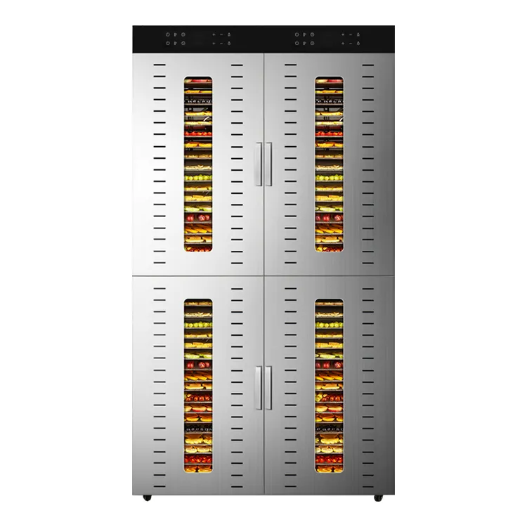 80 Of 96 Trays Laag Industriële Commerciële Voedsel Dehydrator Machine Cacao Bonen Drogen Machine Groente Fruit Droger