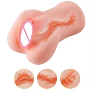0.42kg Cup Masturbasi <span class=keywords><strong>Vagina</strong></span> Pria Dua Warna Yoni Mainan Seks Dewasa untuk Pria <span class=keywords><strong>Vagina</strong></span> Buatan untuk Pria Memek Realistis - Product Image 5