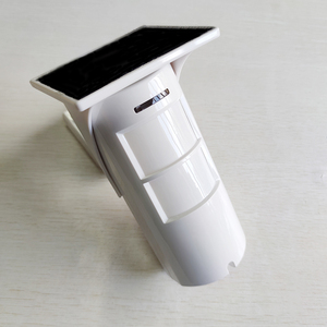 Mô hình mới Pin hoạt động/panel năng lượng mặt trời Powered 433Mhz không dây 2PIR lò vi sóng cảm biến chuyển động Detector cho xâm nhập hệ thống báo động - Product Image 3