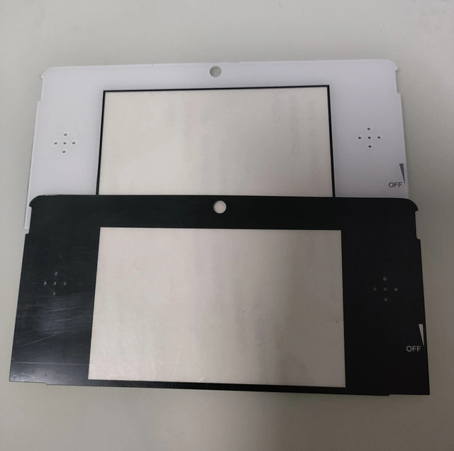 Plastic Display Faceplate Top Front LCD Screen Lens Frame Cover for Nintendo 3DS Screen Protector Panel Accessories Repair Parts