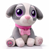 Mascotte gonflable personnalisée en peluche pour animaux de compagnie, affichage publicitaire, chien gonflable en fourrure douce pour événements et promotions