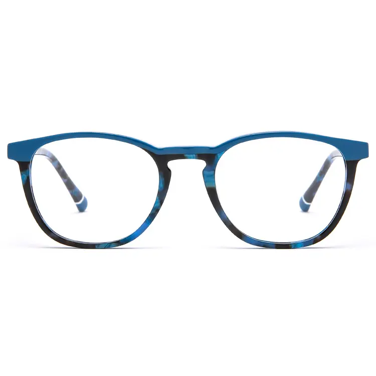 Óculos de acetato, venda quente de olho da moda em armação completa, óculos de marca