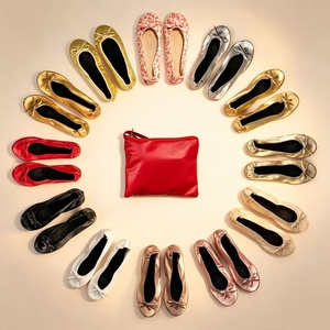 <span class=keywords><strong>Zapatos</strong></span> Planos Plegables Silky Toes, <span class=keywords><strong>Zapatos</strong></span> <span class=keywords><strong>de</strong></span> Ballet Portátiles para <span class=keywords><strong>Baile</strong></span>, Bodas, Fiestas, Viajes, Yoga, para Mujer - Product Image 2