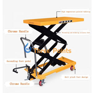 500-1500Kg Ce Zware Lichte Handmatige Mobiele Hydraulische Trolley Stationaire Elektrische Vracht Handschaarheftafel - Product Image 5