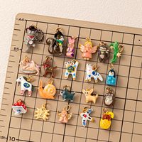 Pendentifs YML & Animaux de Dessin Animé : Ananas, Chat, Loutre, Ange, Grenouille, Pigeon, Renard, Escargot – Breloques DIY pour Colliers et Bracelets