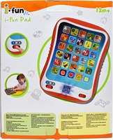 Juguete de tableta de aprendizaje para niños Aprender ABCs Sonidos Letras Formas Música y palabras
