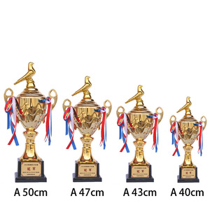 Trofeo de carreras de palomas de hojalata grabado, premio de campeón para competiciones de primavera y otoño, regalo de oficina - Product Image 2