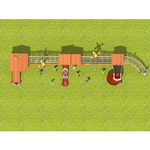 Công viên giải trí thiết kế mở rộng loạt thiết bị sân chơi leo núi trò chơi ngoài trời - Product Image 6