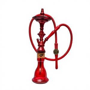 Auténtica cachimba Khalil Mamoon egipcia hecha a mano, color rojo (59 cm) - Product Image 1